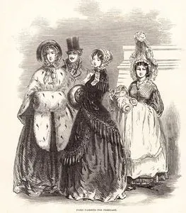 1848 Yılı Şubat Ayının Paris Modası