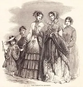 1848 Yılı Eylül Ayının Paris Modası