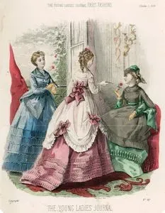The Young Ladies Journal, Paris Fashions, No.67, 01 Ekim 1869