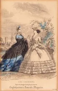 The Englishwoman's Domestic Magazine Dergisi İçin Tasarlanmış Moda Çizimleri, Temmuz 1861