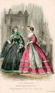 The Englishwoman's Domestic Magazine Dergisi İçin Tasarlanmış Moda Çizimleri, No.18, Ekim 1861