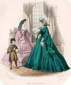 The Englishwoman's Domestic Magazine Dergisi İçin Tasarlanmış Moda Çizimleri, No.652