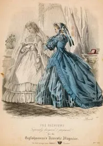 The Englishwoman's Domestic Magazine Dergisi İçin Tasarlanmış Moda Çizimleri, No.777, Mayıs 1865