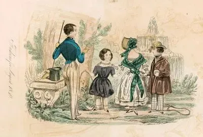 1840 Yılı Ağustos Ayının Çocuk Kıyafetleri Modası
