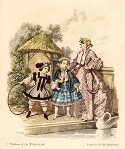 1855 Yılının Kadın Ve Çocuk Kıyafetleri Modası, No.638