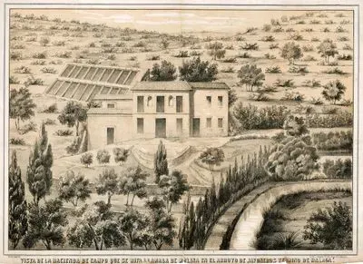 Malaga'da Kır Evi