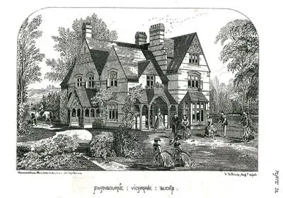 İngiltere Oxford Bölgesinde Swanbourne'de Bulunan Bir Kır Evi Plate 24