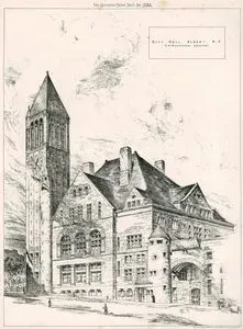 Albany Belediye Binası-H.H.Richardson Mimar-1886 12 10