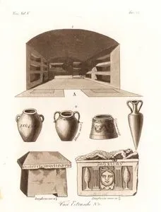 Etrüsk Vazoları, Avrupa. Cilt V. Resim 27.