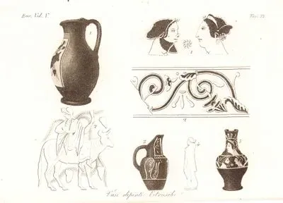 Etrüsk Boyalı Vazolar, Avrupa. Cilt V. Resim 37.