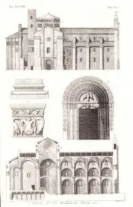 S.Michele Maggiore Kilisesi Mimari Çizimleri, Avrupa. Cilt VIII. Resim 33*.