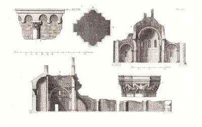 Bir Kilisenin Mimari Çizimleri, Avrupa. Cilt VIII. Resim 35*.