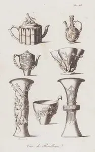 Eski Çin Porselen Vazo Ve Çaydanlıkları, Resim 46.