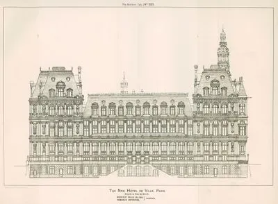 Hotel De Ville, Paris-Monsieur Ballu And Monsier Deperthes, Mimarlar