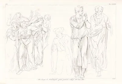 Michelangelo'nun Erken Dönem Düşünce ve Eskizlerini Gösteren Çizimler, (15. ve 16. Yüzyıl)