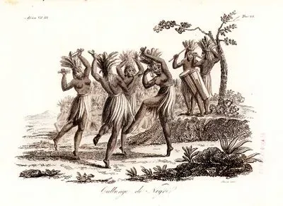 Afrika Yerlilerinin Dansı Olan Cullunge, Afrika Cilt III. Resim 28.