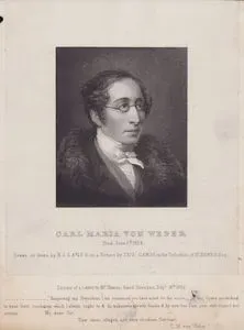 Carl Maria Von Weber (05 Haziran 1826 Tarihinde Vefat Etti.)