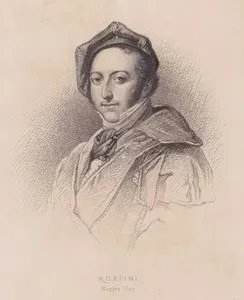 Gioacchino Rossini'nin 1820 yılında Napoli'deki Portresi