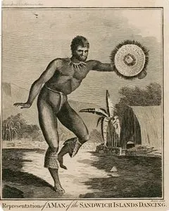 Hawaii Adaları Dansının Erkek Danscısı