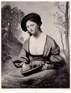 Mandolin Çalan Kadın
