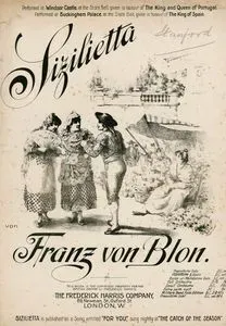 Sizilietta, Franz Von Blon Tarafından Bestelenmiş