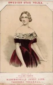 Theodore Treakell Tarafından Piyano İçin Bestelenen ve Mademoiselle Jenny Lind Adanan İsveç Star Polkası