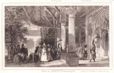 Topkapı Sarayının Arz Odasına Giriş