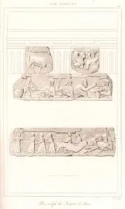 Assos Athena Tapınağı'nın Duvar Kabartmaları (Alt kısımdaki resim "Herakles ve Triton Savaşı"), Çanakkale
