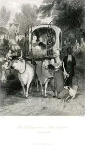 Padişah I. Abdülhamid'in Kızı Esma Sultan Saltanat Arabasında