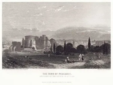 Bergama İlçesi Ve Aziz John (Aziz Yuhanna-Aziz Jean) Kilisesinin Kalıntıları