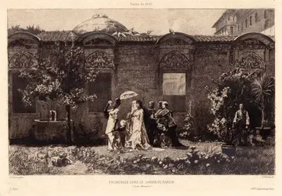 Harem Bahçesinde Gezinti