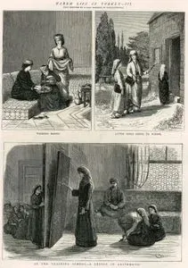 Türkiye'de Harem Yaşantısı-Haremde Küçük Kızların Eğitimi-Ellerin Yıkanması-Okula Gidiş-Okulda Matematik Ve Coğrafya Eğitimi
