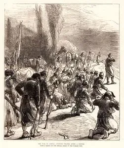 1876-1877 Osmanlı-Sırp Savaşı Sırasında Türk Askerlerin Akşam Namazı