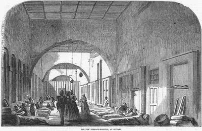 1853-1856 Osmanlı-Rus Savaşı (Kırım Savaşı) Sırasında Hastane Olarak Kullanılan Selimiye Kışlasında Bir Hasta Reviri