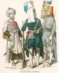 17.Yüzyılda Ve 18.Yüzyılın Başında Türkler-Türk Askerleri (Yeniçeriler)