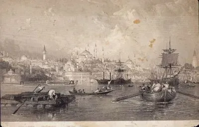 Haliç Girişinden İstanbul-Beyazıt Cami-Beyazıt Kulesi-Yeni Cami-Süleymaniye Cami-Şehzade Cami (Şehzade Mehmet Cami ya da Şehzadebaşı Cami)-Yavuz Selim Cami-Galata Kulesi
