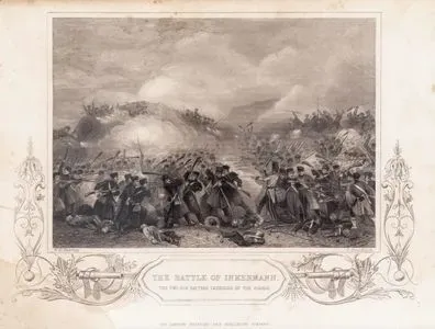 1853-1856 Osmanlı-Rus Savaşı (Kırım Savaşı) Sırasında 5 Kasım 1854 Tarihinde Gerçekleşen İnkerman Muharebesi – İngiliz Muhafız Alayı Tarafından Savunulan İki Top Bataryası
