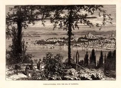 Marmara Denizi İle Birlikte İstanbul Manzarası