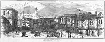 1877-1878 Osmanlı-Rus Savaşı (93 Harbi) Sırasında Erzurum Şehrinde Bir Cadde
