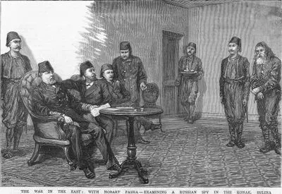 1877-1878 Osmanlı-Rus Savaşı (93 Harbi) Sırasında Sulina'da Bir Konakda Hobart Paşanın Bir Rus Casusunu Sorgulaması