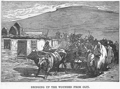 1877-1878 Osmanlı-Rus Savaşı (93 Harbi) Sırasında Oltu'dan Getirilen Yaralilar