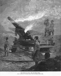1877-1878 Osmanlı-Rus Savaşı (93 Harbi) Sırasında Türk Topçusunun Kars'ın Müdafası Yaptığı Son Atış (17.458'inci Top Atışı)
