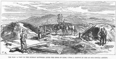 1877-1878 Osmanlı-Rus Savaşı (93 Harbi) Sırasında Kars Kuşatmasından Sonra Rus Mevzileri