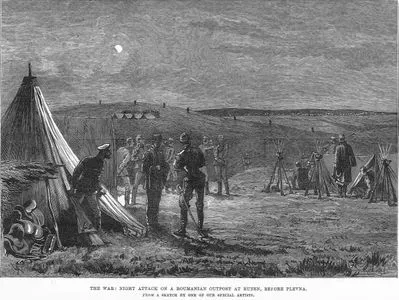1877-1878 Osmanlı-Rus Savaşı (93 Harbi) Sırasında Ruben'de Bulunan Romanya Öncü Birliklerine Türk Kuvvetlerinin Yaptığı Gece Saldırısı