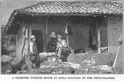1877-1878 Osmanlı-Rus Savaşı (93 Harbi) Sırasında Biele'de Gazeteciler Tarafından Kullanılan Terkedilmiş Bir Türk Evi