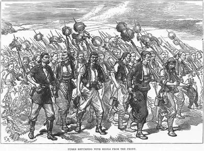 1877-1878 Osmanlı-Rus Savaşı (93 Harbi) Sırasında Türk Askerlerinin Cepheden Ganimetlerle Dönmeleri