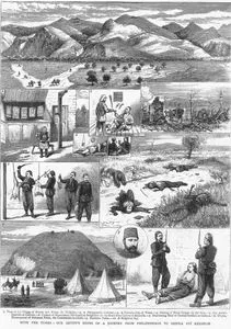 1877-1878 Osmanlı-Rus Savaşı (93 Harbi) Sırasında Filibe'den Kazanlık Üstünden Şıpka'ya Giderken Çeşitli Manzaralar 1.St.Nicholas Dağı Ve Şıpka Köyü 2.Filibe'li Ayakkabı Tamircisi 3.Bir Bardak Dost Suyu 4.Yol Üzerinde Yakılmış Bir Köy 5.Karlova'da Muhabirin Kaldığı Yer 6.Karlova Kazanlık Yolunda Bulgarlar Tarafından Öldürülmüş Müslümanlar 7.Türk Askerlerine Et Dağıtımı 8.Şıpka'da Süleyman Paşanın Karagahı 9.Süleyman Paşa 10.Yakalanmış Bir Bulgar Casusu