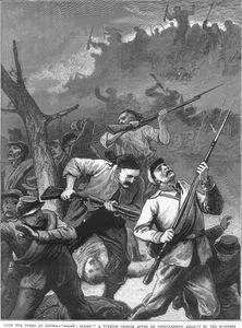 1877-1878 Osmanlı-Rus Savaşı (93 Harbi) Sırasında Şıpka Geçiti Şavaşlarında Rusların Ordusunun Saldırısını Püskürten Türk Ordusunun "Alalah Allah" Nidaları İle Saldırışı