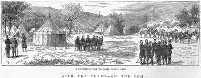 1877-1878 Osmanlı-Rus Savaşı (93 Harbi) Sırasında Lom'da Baker Paşa'nın Komutanları İle Toplantı Yapması
