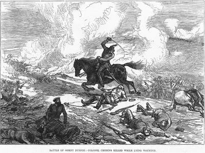 1877-1878 Osmanlı-Rus Savaşı (93 Harbi) Sırasında 24 Ekim 1877 Tarihinde Gerçekleşen Gorny Dubnik Savaşında Rus Albay Chebins'in Ölümü
